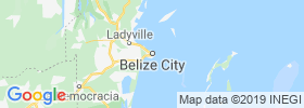 Belize City map